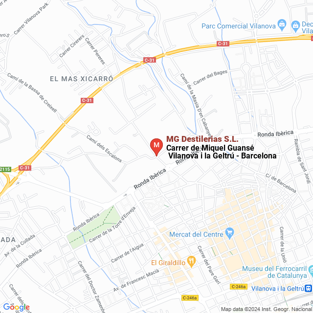 apri la mappa di MG Destilerias S.L.