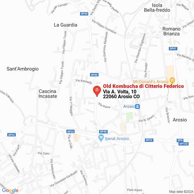 apri la mappa di Old Kombucha di Citterio Federico
