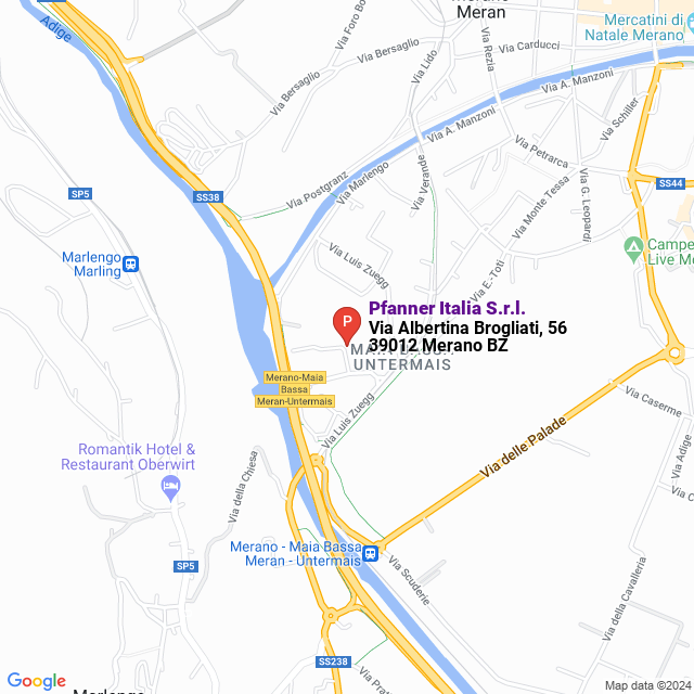 apri la mappa di Pfanner Italia S.r.l.