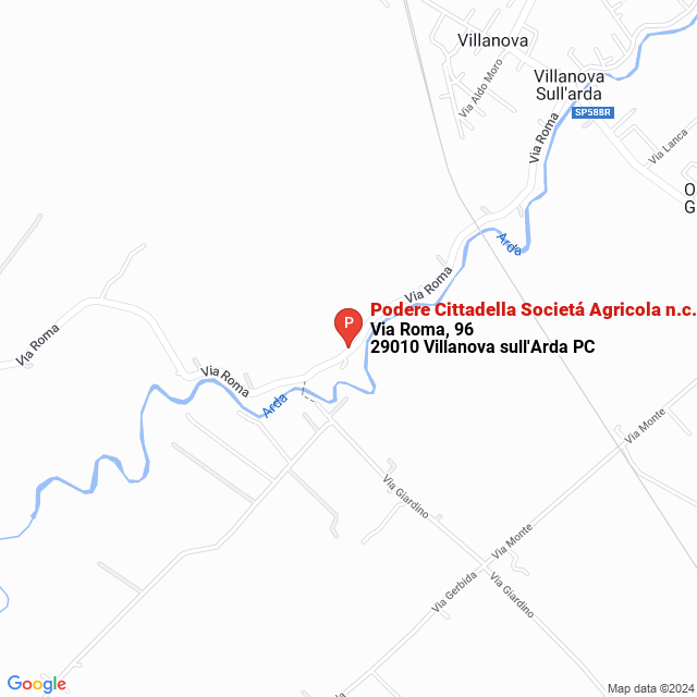 apri la mappa di Podere Cittadella Societá Agricola n.c.