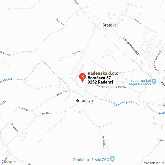 apri la mappa di Radenska d.o.o