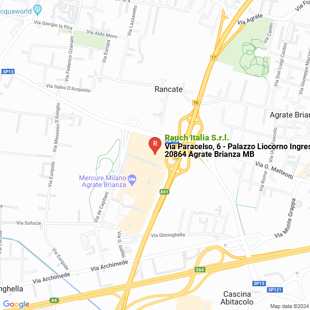 apri la mappa di Rauch Italia S.r.l.