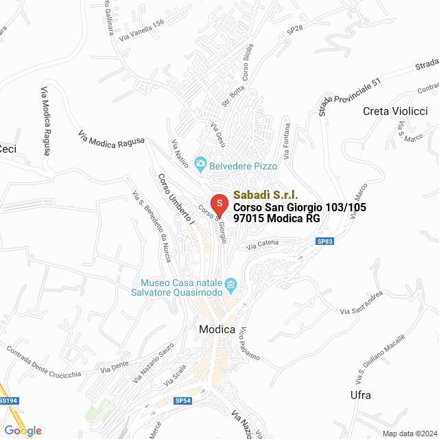 apri la mappa di Sabadì S.r.l.