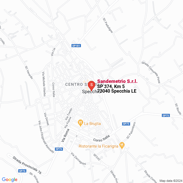 apri la mappa di Sandemetrio S.r.l.