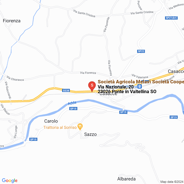 apri la mappa di Società Agricola Melavì Società Cooperativa