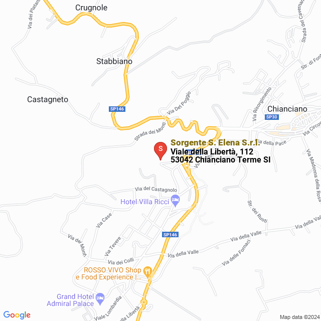 apri la mappa di Sorgente S. Elena S.r.l.