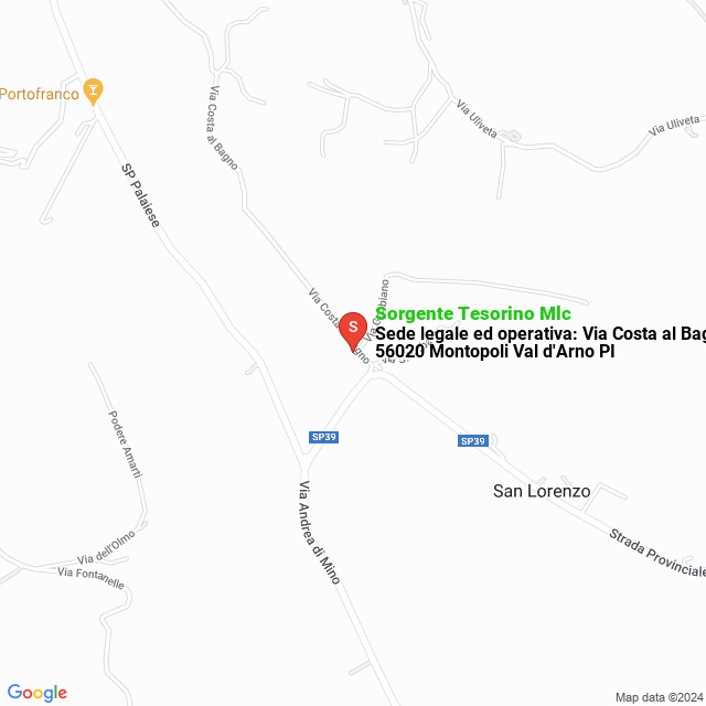 apri la mappa di Sorgente Tesorino Mlc