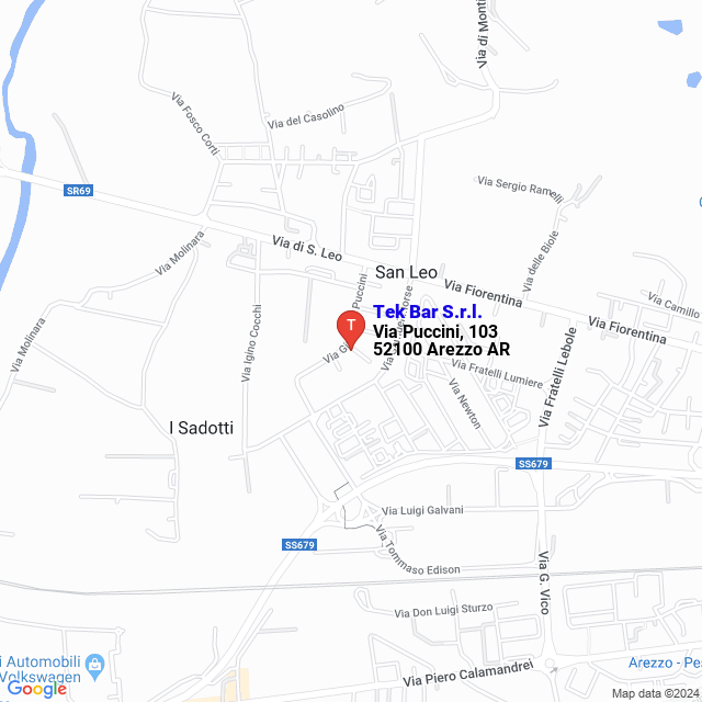 apri la mappa di Tek Bar S.r.l.