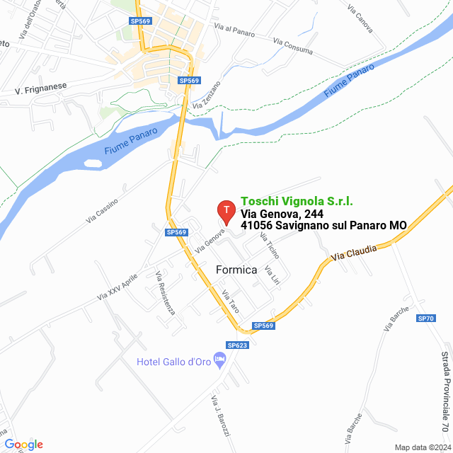 apri la mappa di Toschi Vignola S.r.l.