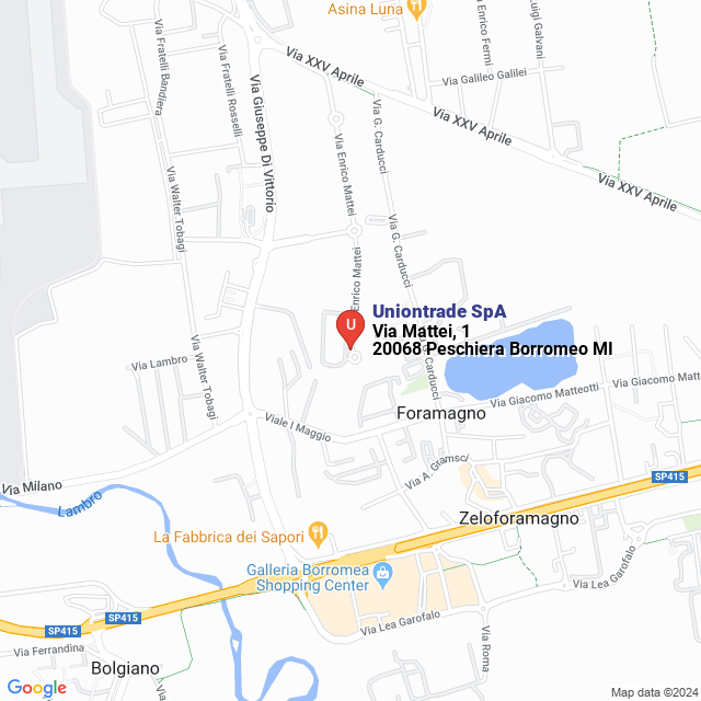 apri la mappa di Uniontrade SpA