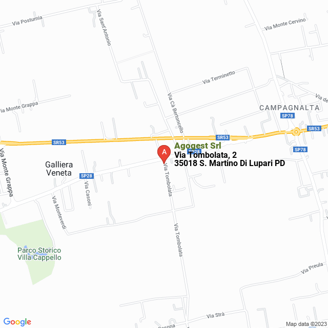 apri la mappa di Agogest Srl