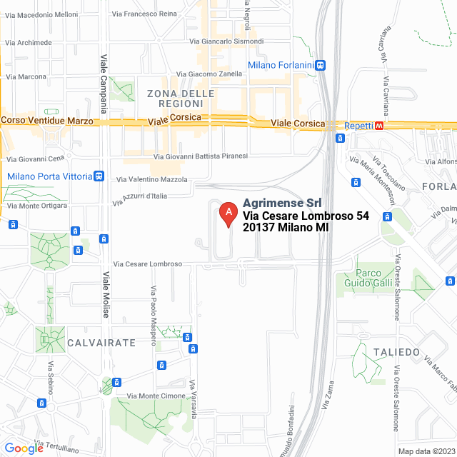 apri la mappa di Agrimense Srl