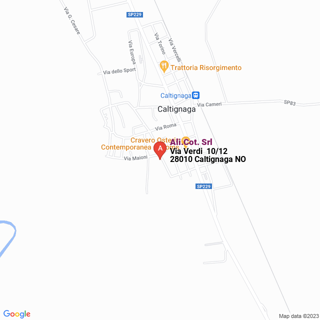 apri la mappa di Ali.Cot. Srl