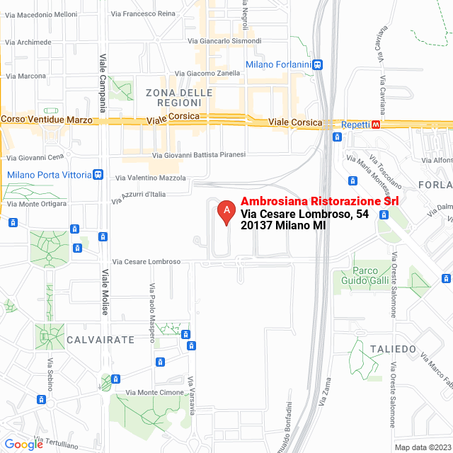 apri la mappa di Ambrosiana Ristorazione Srl