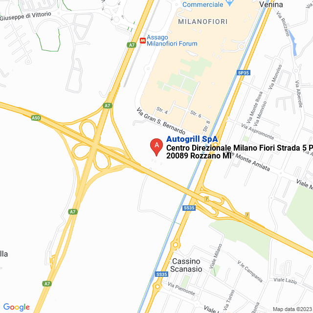 apri la mappa di Autogrill SpA