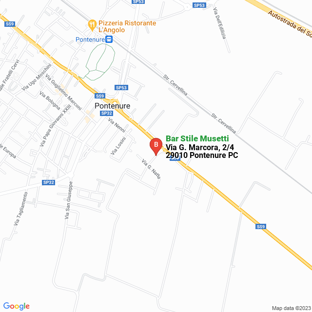 apri la mappa di Bar Stile Musetti