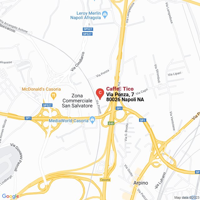 apri la mappa di Caffe Tico