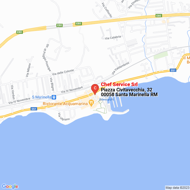 apri la mappa di Chef Service Srl