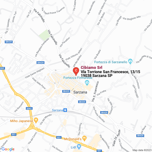 apri la mappa di Cibiamo Srl