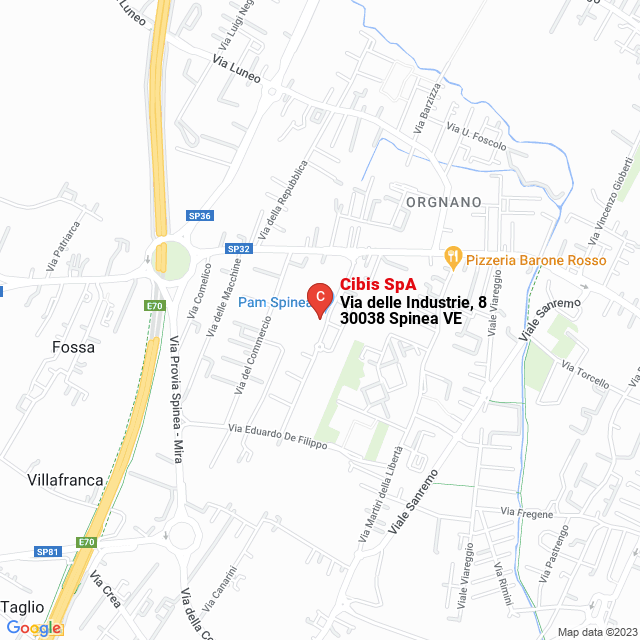 apri la mappa di Cibis SpA