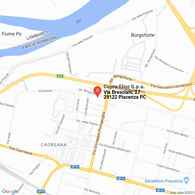 apri la mappa di Copra Elior S.p.a.