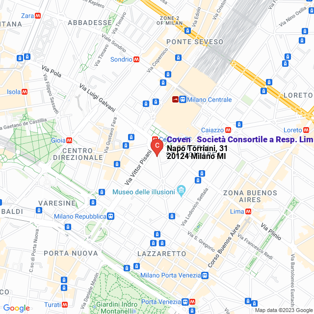 apri la mappa di Coven - Società Consortile a Resp. Limitata