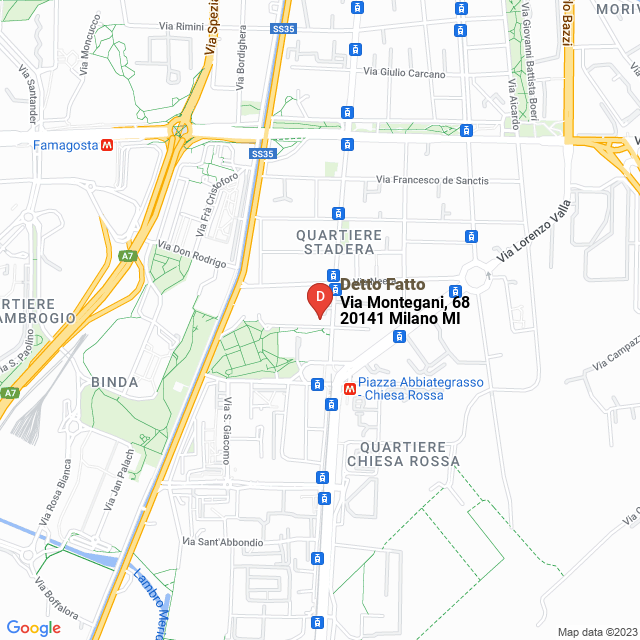 apri la mappa di Detto Fatto