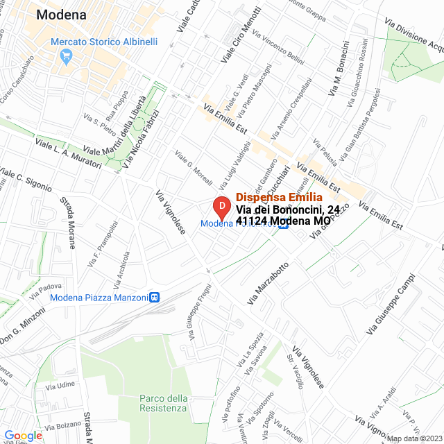 apri la mappa di Dispensa Emilia