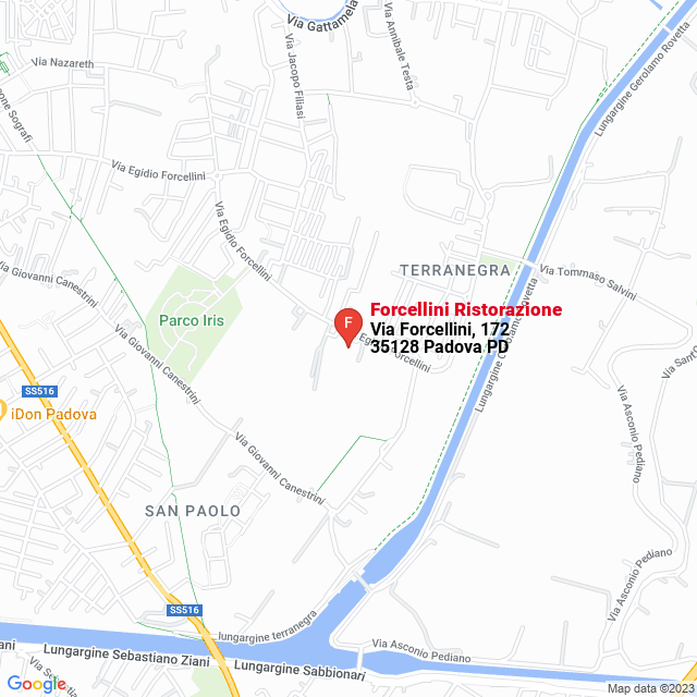 apri la mappa di Forcellini Ristorazione