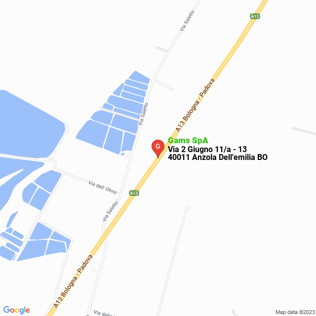 apri la mappa di Gams SpA