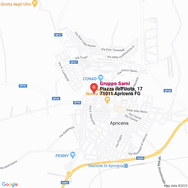 apri la mappa di Gruppo Sarni