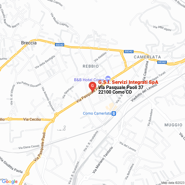 apri la mappa di G.S.I. Servizi Integrati SpA