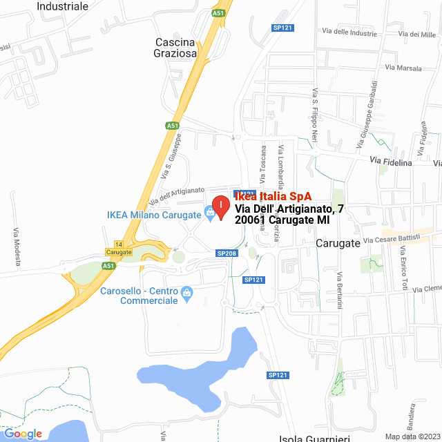 apri la mappa di Ikea Italia SpA