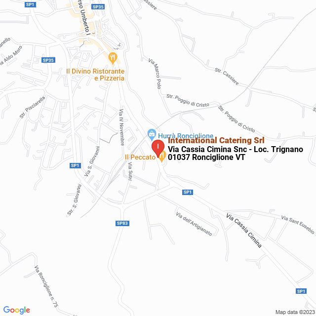 apri la mappa di International Catering Srl