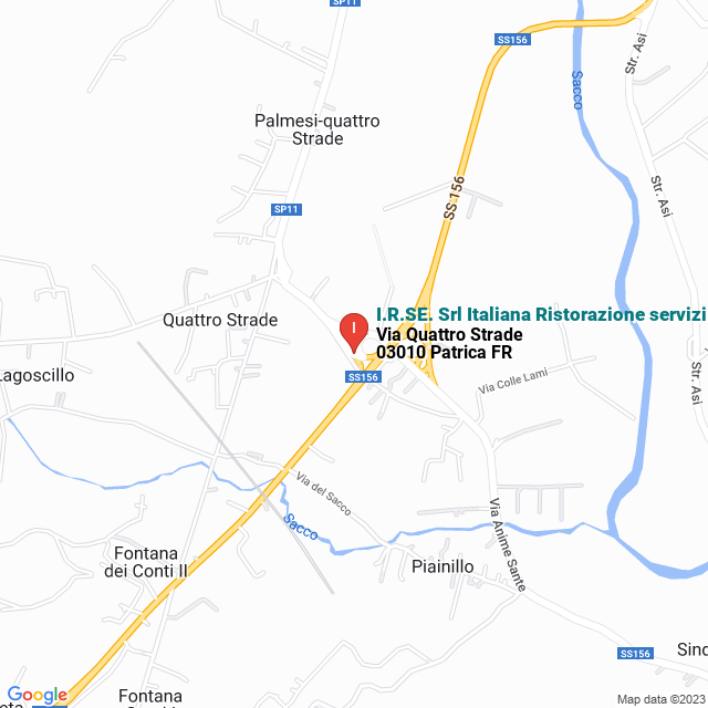 apri la mappa di I.R.SE. Srl Italiana Ristorazione servizi