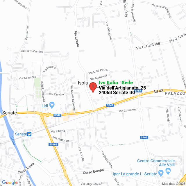 apri la mappa di Ivs Italia - Sede