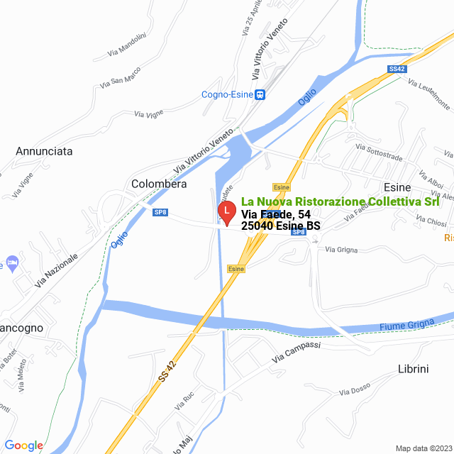 apri la mappa di La Nuova Ristorazione Collettiva Srl