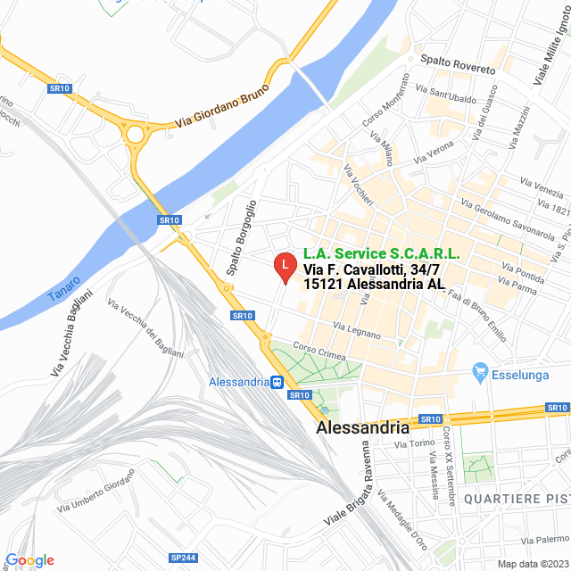 apri la mappa di L.A. Service S.C.A.R.L.