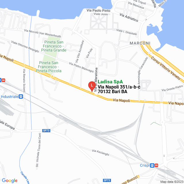 apri la mappa di Ladisa SpA