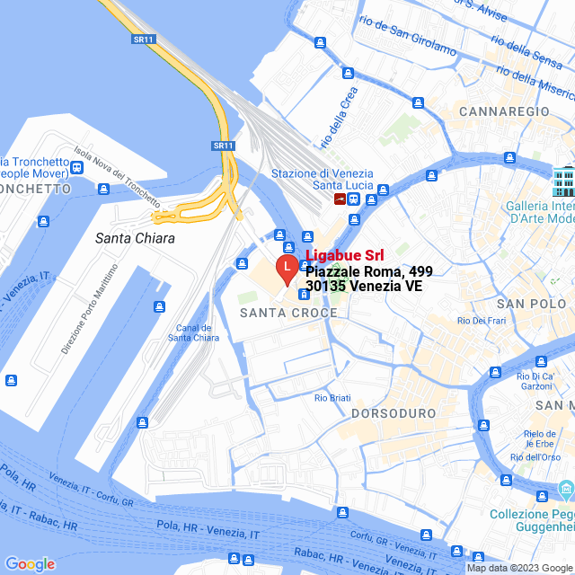 apri la mappa di Ligabue Srl