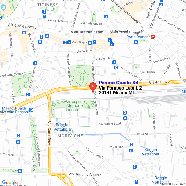 apri la mappa di Panino Giusto Srl