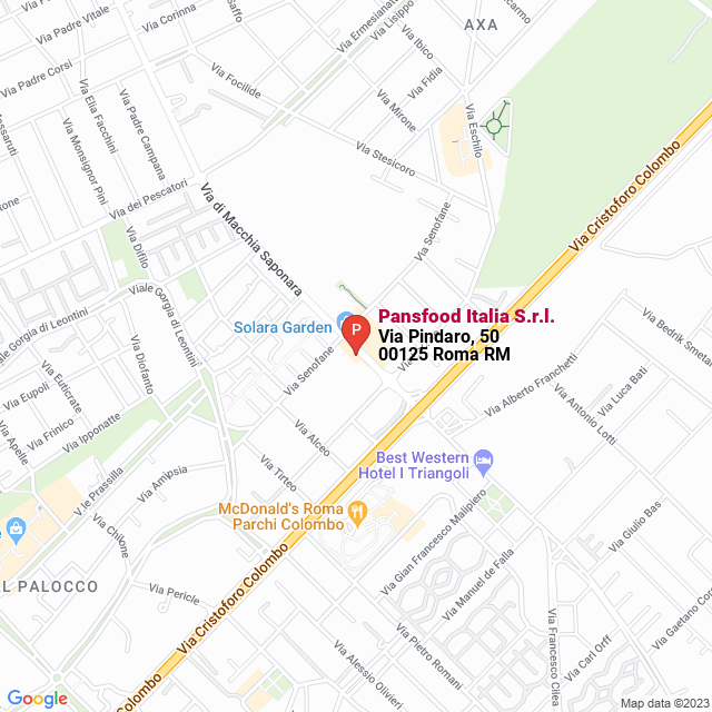 apri la mappa di Pansfood Italia S.r.l.