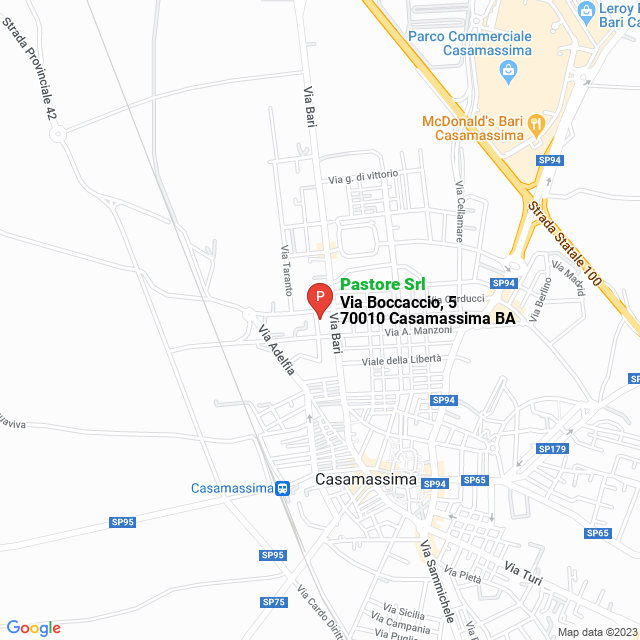 apri la mappa di Pastore Srl