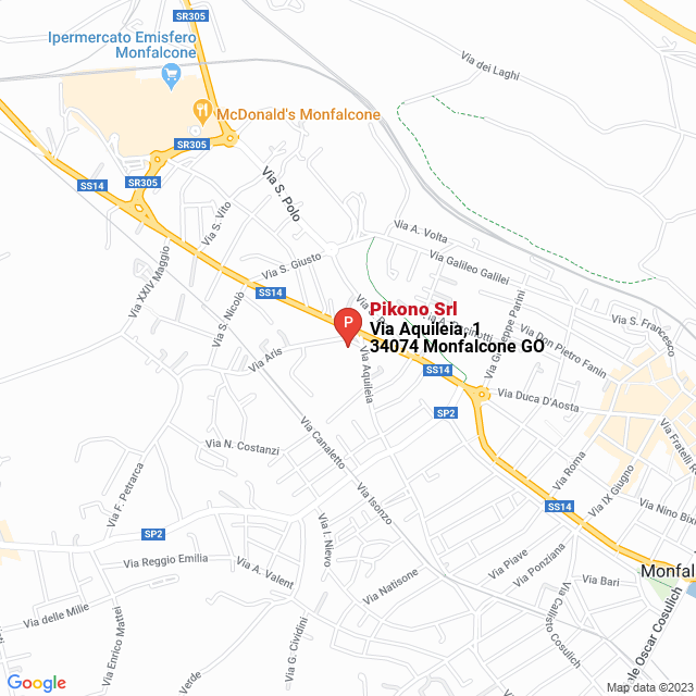 apri la mappa di Pikono Srl