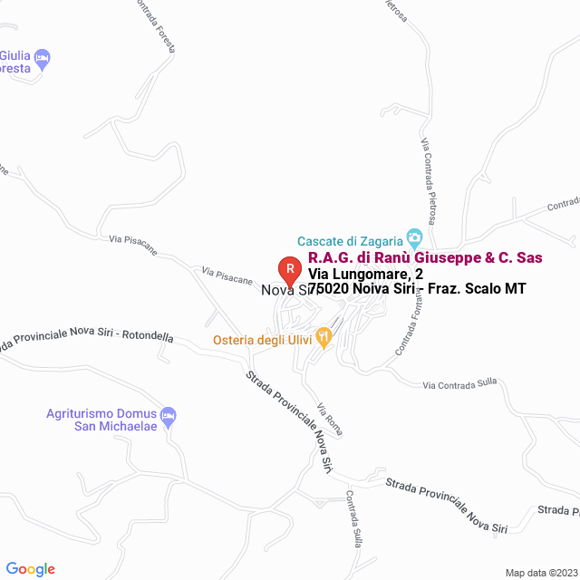 apri la mappa di R.A.G. di Ranù Giuseppe & C. Sas