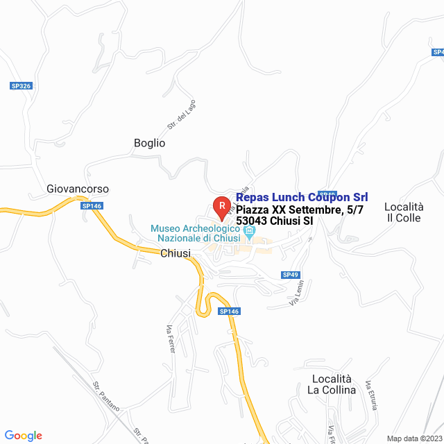 apri la mappa di Repas Lunch Coupon Srl