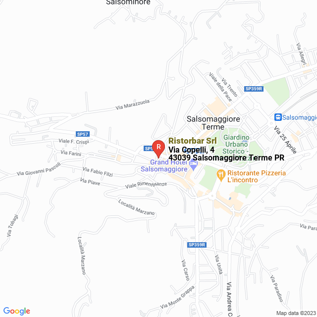 apri la mappa di Ristorbar Srl