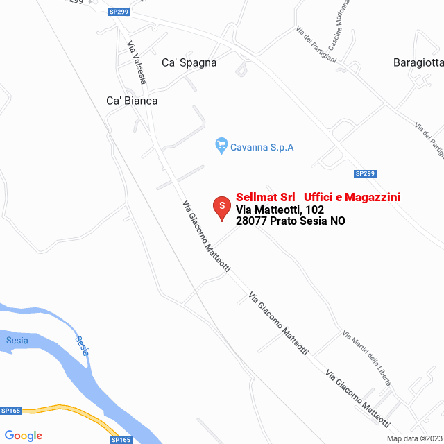 apri la mappa di Sellmat Srl - Uffici e Magazzini