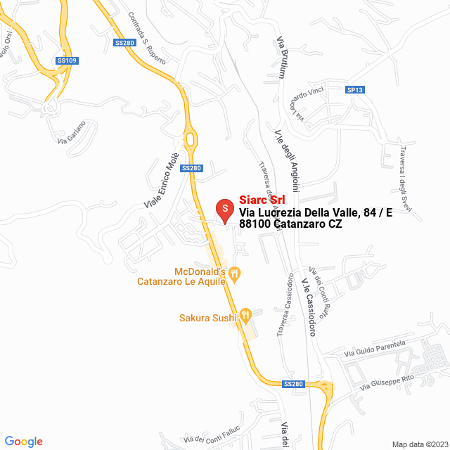 apri la mappa di Siarc Srl