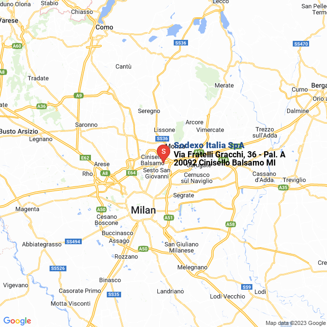 apri la mappa di Sodexo Italia SpA